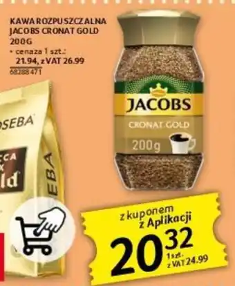 Selgros KAWA ROZPUSZCZALNA JACOBS CRONAT GOLD 200 G oferta