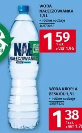 Selgros WODA NAŁĘCZOWIANKA 1,5 L oferta