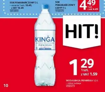 WODA KINGA PIENIŃSKA 1,5 L