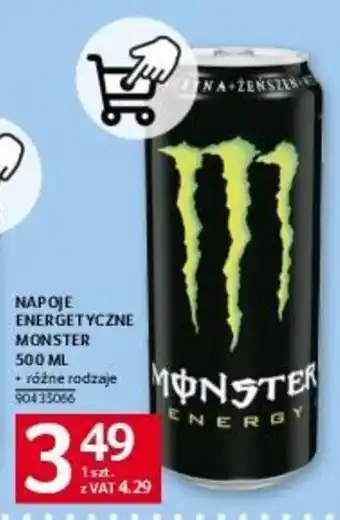 Selgros NAPOJE ENERGETYCZNE MONSTER 500 ML oferta