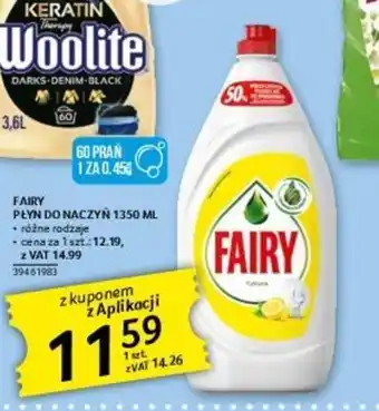 Selgros FAIRY PŁYN DO NACZYŃ 1350 ML oferta