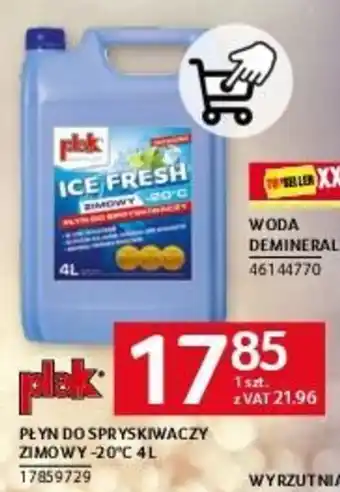 Selgros PŁYN DO SPRYSKIWACZY ZIMOWY -20°C 4 L oferta