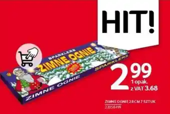 ZIMNE OGNIE 28 CM 7 SZTUK
