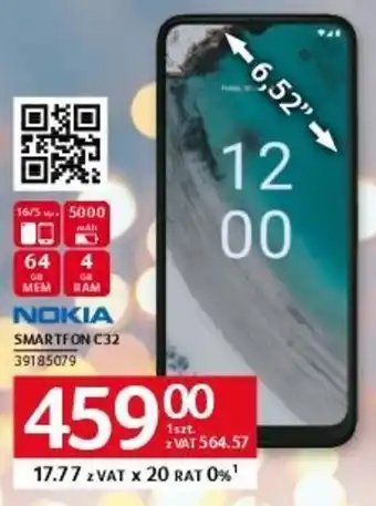 Selgros NOKIA SMARTFON C32 oferta