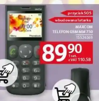 Selgros MAXCOM TELEFON GSM MM 750 oferta