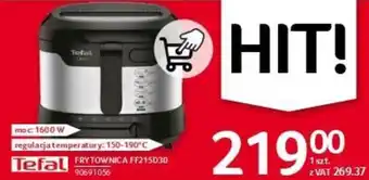 Selgros Tefal FRYTOWNICA FF215030 oferta