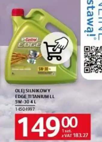 Selgros OLEJ SILNIKOWY EDGE TITANIUM LL 5W-30 4 L oferta