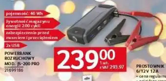 Selgros POWERBANK ROZRUCHOWY MOD. JS-200 PRO oferta