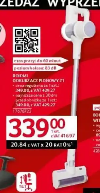 Selgros ROIDMI ODKURZACZ PIONOWY Z1 oferta