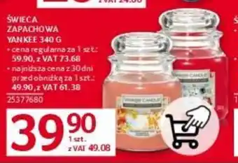 Selgros ŚWIECA ZAPACHOWA YANKEE 340 G oferta