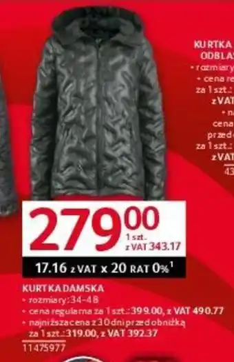 Selgros KURTKA DAMSKA oferta