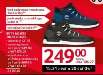 Selgros BUTY MESKIE TIMBERLAND oferta