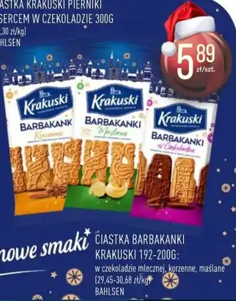 Pokusa CIASTKA BARBAKANKI KRAKUSKI 192-200G oferta