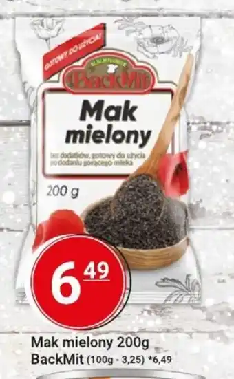 Mak mielony BackMit 200g
