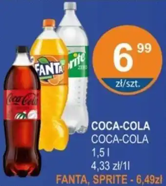 Rabat COCA-COLA COCA-COLA 1,5l oferta