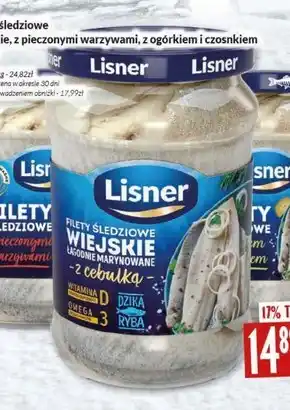 Hala Wola Lisner śledź atlantycki wiejskie filety z cebulką 600 g oferta