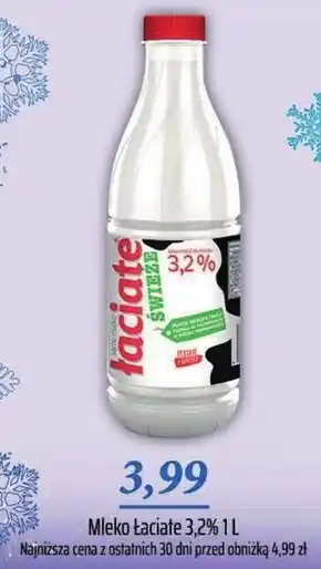 Społem Łaciate mleko świeże 3,2 % 1 l oferta