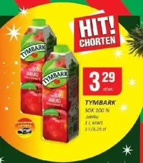 Chorten Tymbark sok 100 % jabłko 1 l oferta