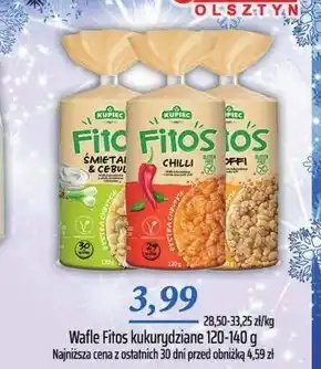 Społem Kupiec fitos wafle ryżowo-kukurydziane o smaku toffi 140 g (15 sztuk) oferta