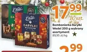 Społem E. wedel baryłki klasyczne z alkoholem w czekoladzie deserowej 200 g oferta