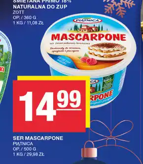 Spar Piątnica ser mascarpone 500 g oferta