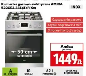 Neopunkt Kuchenka gazowo-elektryczna amica oferta
