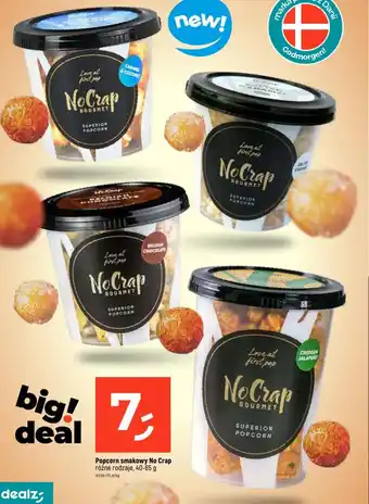 Dealz Popcorn smakowy No Crap 40-65 g oferta