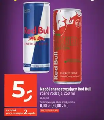 Dealz Napój energetyzujący Red Bull 250 ml oferta