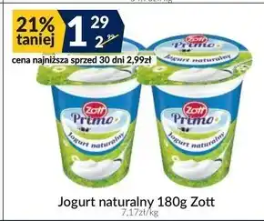 Sużyw Zott primo jogurt naturalny 180 g oferta