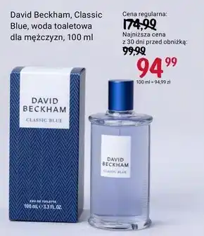 Rossmann Woda toaletowa dla mężczyzn david beckham oferta