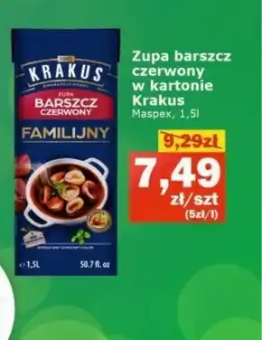 Społem Krakus zupa barszcz czerwony 1 l oferta