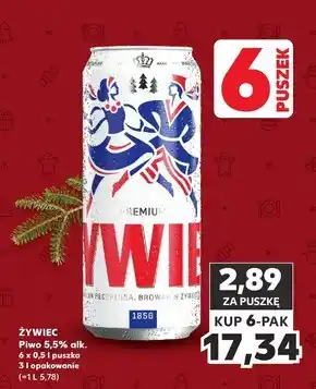 Kaufland Żywiec piwo jasne 500 ml oferta