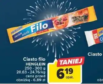 Ciasto filo HENGLEIN 250-300 g