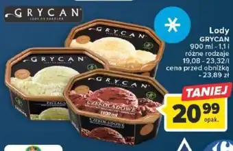 Carrefour Lody GRYCAN 900 ml -1,1l oferta