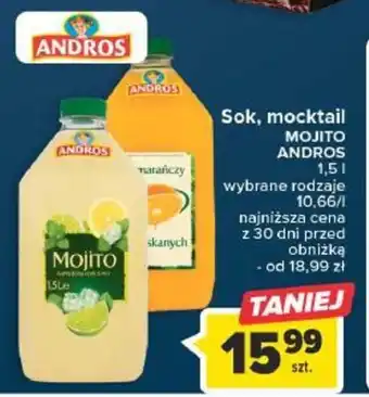 Sok mocktail MOJITO ANDROS 1,5l