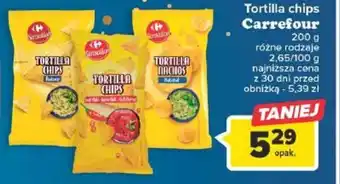 Carrefour Tortilla chips Carrefour 200 g oferta