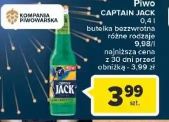 Carrefour Piwo CAPTAIN JACK 0,4l oferta