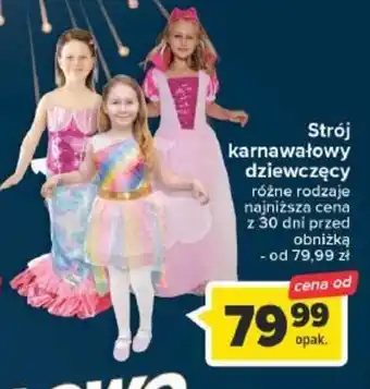Strój karnawałowy dziewczęcy