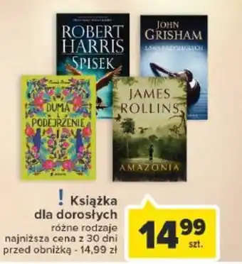 Carrefour Książka dla dorosłych oferta