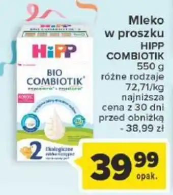 Carrefour Mleko w proszku HIPP COMBIOTIK 550 g oferta