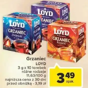 Carrefour Grzaniec LOYD 3 g x 10 torebek oferta