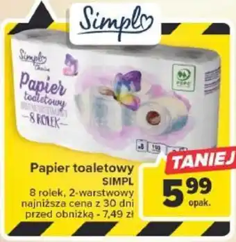 Carrefour Papier toaletowy SIMPL oferta