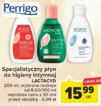Carrefour Specjalistyczny płyn do higieny intymnej LACTACYD 200 ml oferta