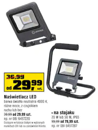 OBI Naświetlacz LED oferta