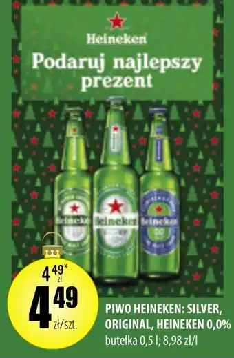 Społem Szczecin PIWO HEINEKEN: SILVER, ORIGINAL, HEINEKEN 0,0% 0,5 L oferta