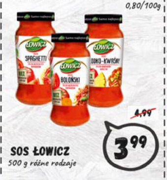 Wafelek Sos Łowicz 500g oferta