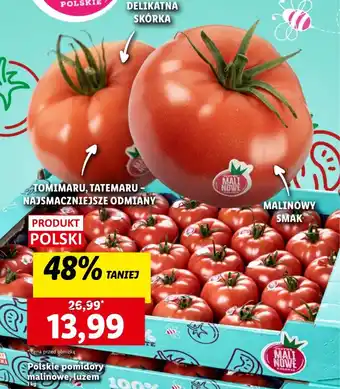 Lidl Polskie pomidory malinowe, luzem 1kg oferta