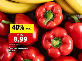 Lidl Papryka czerwona, luzem 1 kg oferta