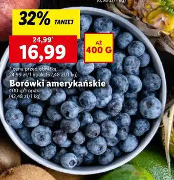 Lidl Borówki amerykańskie 400 g oferta