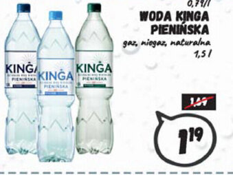 Wafelek Woda Kinga Pienińske 1,5l oferta